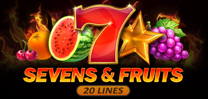 Sevens & Fruits: 20 lines